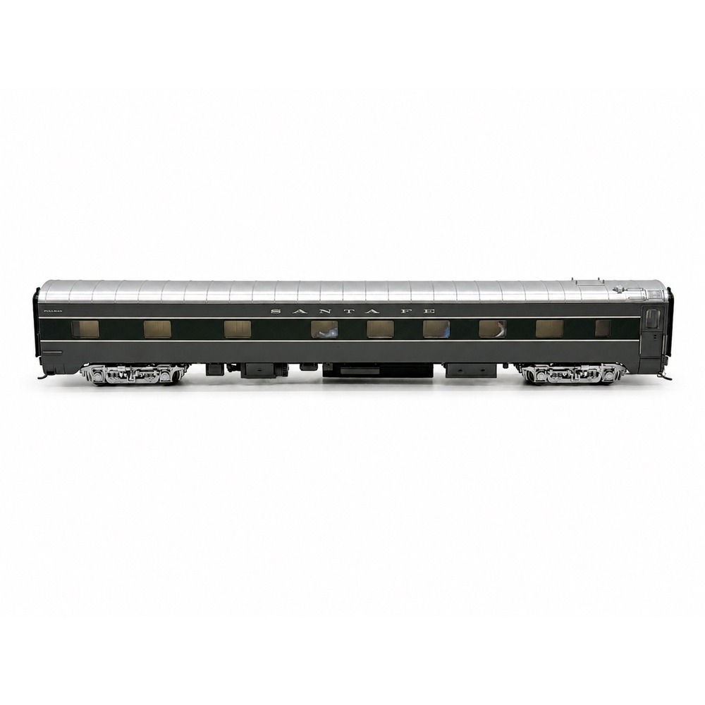 HO Scale Walthers ATSF Santa Fe Pullman Passenger w/ Lights Interior & Figures